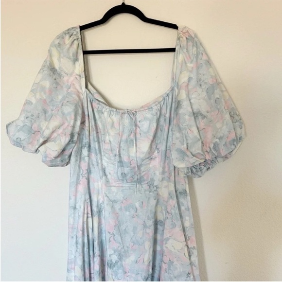 Selkie Monet Day Midi Dress - Picture 8 of 10